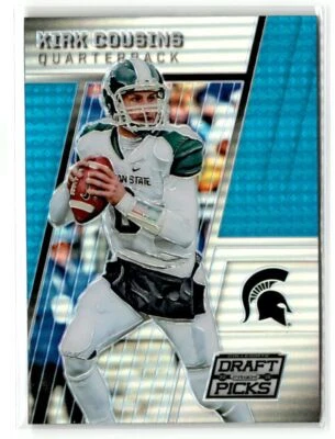 Kirk Cousins Michigan Spartans 2016 Panini Prizm Collegiate Draft Picks Blue #62 - Image 1 of 2
