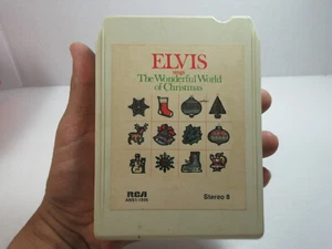 1971 Elvis Presley Wonderful Christmas country music 8 Track tape RCA ANS1-1936 - Picture 1 of 5