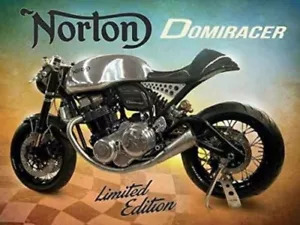Norton Domiracer Limited Edition small steel sign 200mm x 150mm - Picture 1 of 1