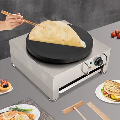 2800W 15.75" Commercial Nonstick Electric Pancake Crepe Machine Baker MakerHOT - Image 1 of 4