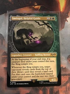 Magic The Gathering Smeagol, Útil Guía Escaparate El Señor de los Anillos LoTR 0330 NM - Imagen 1 de 2