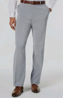  New Inc International Concepts Men's Gray Slim Fit Dress Pants Size 36w X 30L - Image 1 of 2