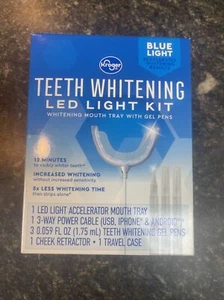 Kroger Teeth Whitening-Led Light Kit,3 Teeth Whitening Gel Pens Ex-4/25 - Picture 1 of 13