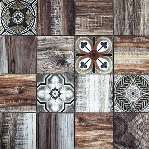 Mosaikfliese Vintage Retro Keramik Wandfliese Naturstein Fliesenspiegel 0,9 qm - Bild 1 von 9