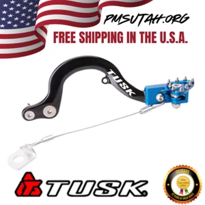 Pedal de freno Tusk 2021 2022 2023 2024 GASGAS MC 50 MC50 palanca de pie azul aluminio - Imagen 1 de 4