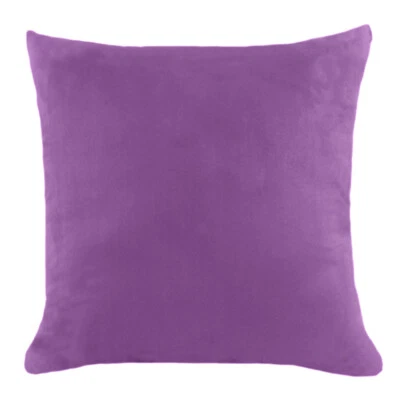 Funda de cojín grande lisa funda de almohada suave oficina hogar coche sofá decoración Foto 1 de 4