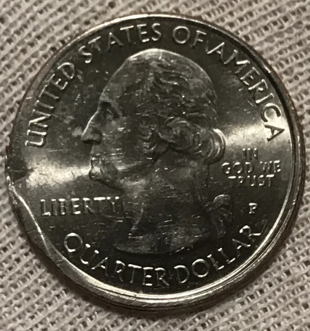 2017 Broadstruck Partial Collar Effigy Mounds Quarter Mint Error Rare Date Cover