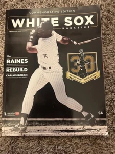Programa de los Medias Blancas de Chicago 2017 edición conmemorativa con póster de Tim Raines - Imagen 1 de 10