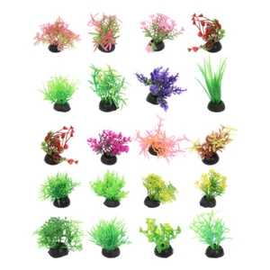 20 Pcs Artificial Water Plants Fish Breeding Grass for Aquarium Model - Picture 1 of 12