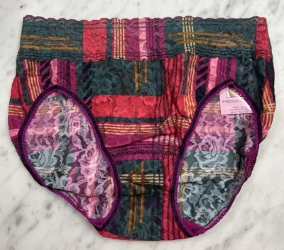 NUEVO CON ETIQUETAS - ROPA INTERIOR HANKY PANKY FRENCH BRIEF - CUADROS - PEQUEÑA Foto 1 de 2