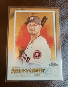 2020 Topps Chrome Allen Ginter #190 Yuli Gurriel Base Card Houston Astros - Picture 1 of 2