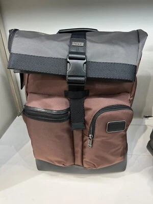 NEW Tumi Cypress Roll Top 19.0” Ballistic Nylon Backpack - COPPER with BLACK ❗️ - Image 1 of 4