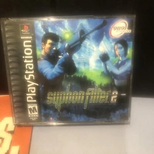 Syphon Filter 2 (Sony PlayStation 1, 2000) Complete w/ Manual - Tested Working - Picture 1 of 9