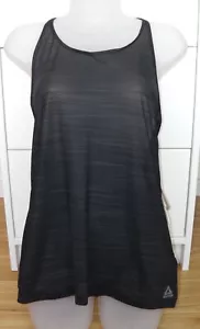 NUEVO CON ETIQUETAS REEBOK MUJER TANQUE NEGRO PEQUEÑO 8/10/12 NUEVO GIMNASIO CORRER YOGA PILATES TIBURÓN - Imagen 1 de 7