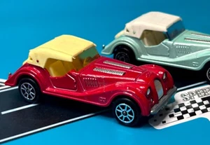 MAJORETTE CARS ๐จ SET OF 2 DIECAST MORGANS #261 ๐ฅ ORIGINAL VINTAGE SEE! - Picture 1 of 13