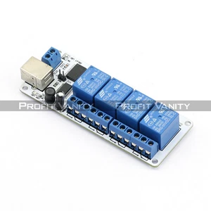 SainSmart 5V 4 Channel kanal USB Relais Relay Modul Board 4 Arduino PIC DSP AVR - Bild 1 von 1