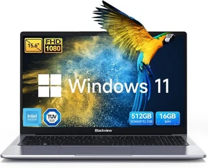 Blackview AceBook 6 Laptop Notebook Portatili 15,6" Intel N150 16GB+512GB Win 11 - Afbeelding 1 van 12