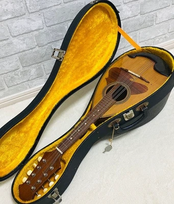 SUZUKI Mandolin No. 228 with hard case 1972 Made in Japan, used - Image 1 of 4