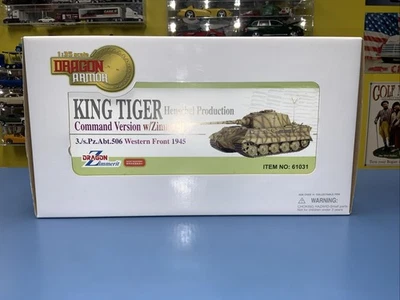 Dragon King Tiger Command Versión Henschel Producción Frente Occidental 1945 #61031 Foto 1 de 4