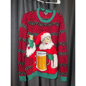 Ugly Christmas Sweater Xmas Size Small Beer - Picture 1 of 3