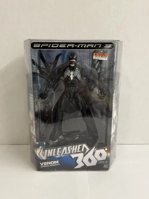 Spider-Man 3 Venom Action Figure Unleashed 360 New Sealed 2007 - Image 1 of 4