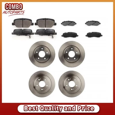 Rotores de freno delanteros y traseros pastillas de freno de cerámica para Mitsubishi ASX 2014-2015 Foto 1 de 4