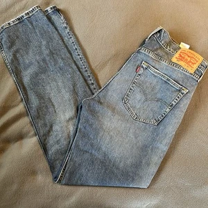 LEVI'S 514 Jeans 100% Cotton Men’s Ted Tag 34 x 34 - Picture 1 of 12