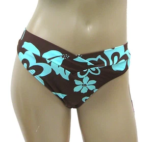 KECHIKA WOMEN'S SWIMWEAR BOTTOM BLACK FLORAL NWT - Picture 1 of 3
