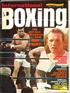 1975 APRIL International Boxing magazine Muhammad Ali, Joe Frazier GOOD - Picture 1 of 1
