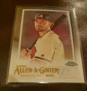 2020 Topps Chrome Allen Ginter #263 Dansby Swanson Base Card Atlanta Braves - Picture 1 of 2