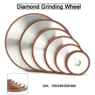 Resin Parallel Diamond Grinding Wheel 3"-8" Abrasive Tool Set For Carbide Metal - Image 1 of 4