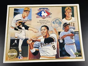 1991 Upper Deck Sheet MLB Heroes Of Baseball Pittsburgh Pirates Set - 3 Numbered - Picture 1 of 5