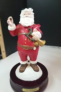 Vintage Duncan Royale Large Musical Santa Claus Thomas Nast Limited Figurine - Picture 1 of 12