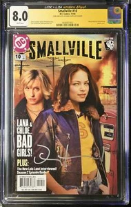 Smallville 10 CGC 8.0 Signed by John Van Fleet (Inkworks Embossed) - Picture 1 of 1