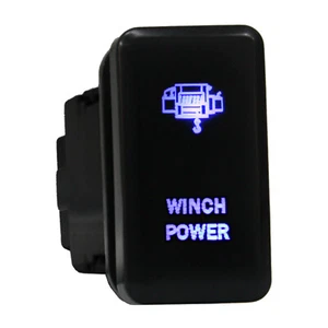 Interruptor pulsador WINCH POWER 851B 12V para Toyota Tacoma Tundra HiAce LED AZUL encendido/apagado - Imagen 1 de 1