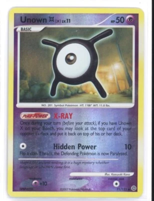 Unown X 71/132 Reverse Holo Uncommon Secret Wonders Pokémon TCG NM 0321#151 - Image 1 of 2