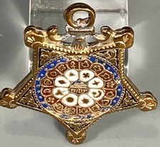 Grand Army of the Republic 1861-1866 Two Sided Enameled Pendant ca. 19-20th c.