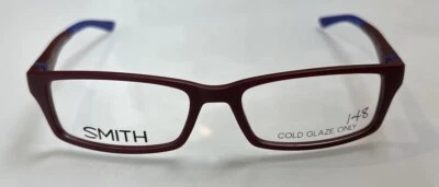 NUEVOS MARCOS DE GAFAS SMITH OPTICS WARWICK 2MF AZUL BORGOÑA AUTÉNTICOS 53-17-140 Foto 1 de 4