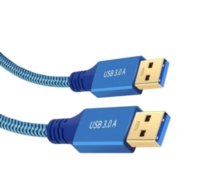 Cable de transferencia de datos de alta velocidad macho USB 3.0 tipo A a USB 3.0 tipo A 3 m - Imagen 1 de 14