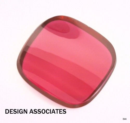 14.25 X 14.25 MM CUSHION CUT MAN MADE RUBY  AAA GRADE FLAT TOP - Image 1 of 1