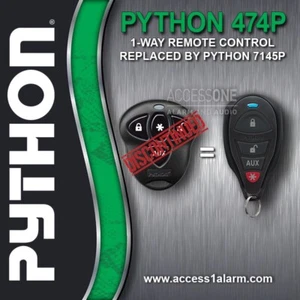 Python 7145P Replacement Remote Control For Discontinued Python 474P EZSDEI474 - Picture 1 of 3