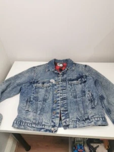 Denim Jacket Size 10 uk stone washed Vintage ladies - Picture 1 of 22