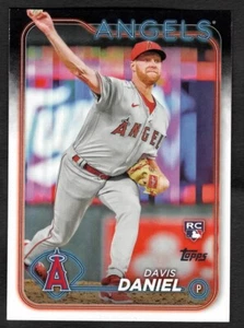 2024 Davis Daniel Topps Baseball Series Two Rookie RC Angels #592 - Picture 1 of 2