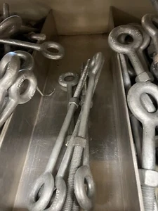 1/2 x 10" Gewinde Hebeöse Schraube Augbolzen geschmiedet verzinkt - Bild 1 von 1