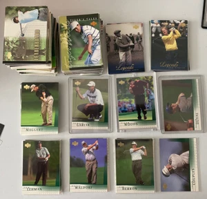 Juego cercano de golf de cubierta superior 2001 con insertos Tiger Woods, Sergio, Duval y PGA RC + - Imagen 1 de 13
