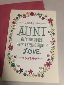 Happy Birthday An Aunt Special With Beautiful Flowers Hallmark Greeting Card