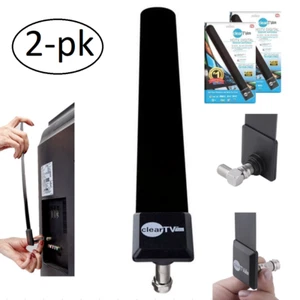  2 x Slim HD Antena HDTV 1080p Digital Clear Free TV Signal Indoor Antenna Key - Picture 1 of 5