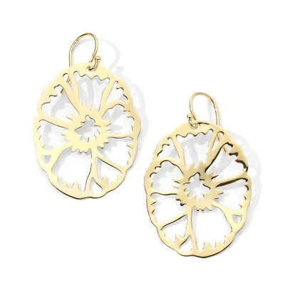 IPPOLITA Classico Lace Filigree Oval Earrings in 18K Yellow Gold - Image 1 of 4