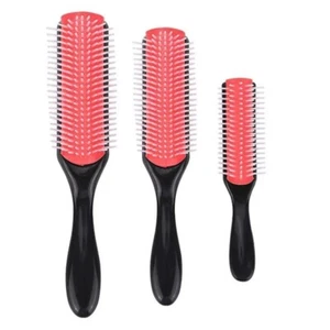 Denman Brush Hair 9-rows Detangling Hair Brush Denman Detangler Hairbrush Scalp - Picture 1 of 18