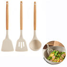 Heat Resistant Wooden Handle Spatula Soup Spoon Skimmer Kitchen Utensils Tool